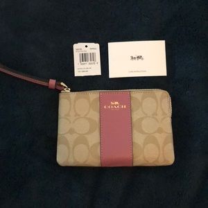 Brand New Small Coach Wristlet